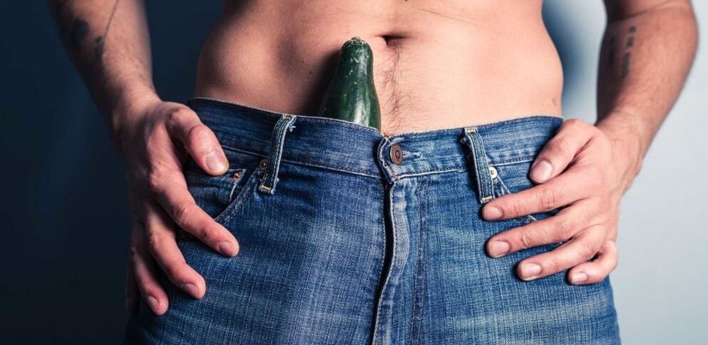 краставицата символизира уголемен мъжки пенис